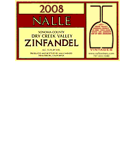 Nalle Zinfandel label
